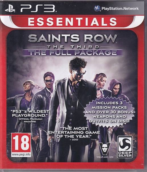 Saints Row The Third - The Fuld Package - Essentials - PS3 (B Grade) (Genbrug)